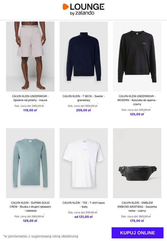 Lounge by Zalando - gazetka promocyjna Specjalne okazje: Calvin Klein od poniedziałku 24.11 do czwartku 27.11 - strona 5