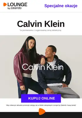 Lounge by Zalando - gazetka promocyjna Specjalne okazje: Calvin Klein od poniedziałku 24.11 do czwartku 27.11