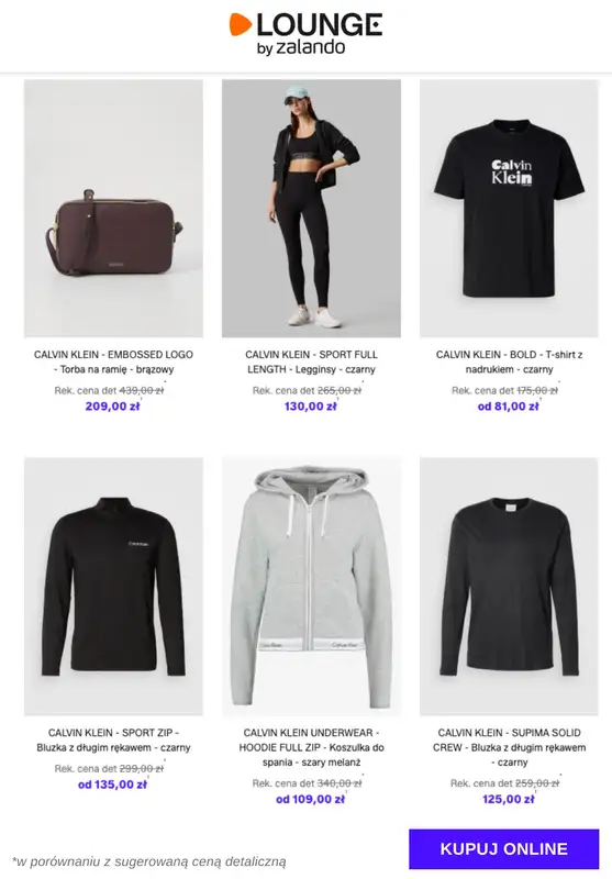 Lounge by Zalando - gazetka promocyjna Specjalne okazje: Calvin Klein od poniedziałku 24.11 do czwartku 27.11 - strona 3
