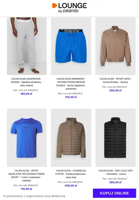 Lounge by Zalando - gazetka promocyjna Specjalne okazje: Calvin Klein od poniedziałku 24.11 do czwartku 27.11 - strona 7