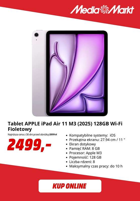 Media Markt - gazetka promocyjna Do -500 zł na wybrane produkty Apple od poniedziałku 24.11  - strona 2