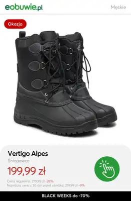 eobuwie.pl - gazetka promocyjna Śniegowce do -70% od poniedziałku 24.11 do czwartku 27.11 - strona 14