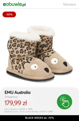 eobuwie.pl - gazetka promocyjna Śniegowce do -70% od poniedziałku 24.11 do czwartku 27.11 - strona 13