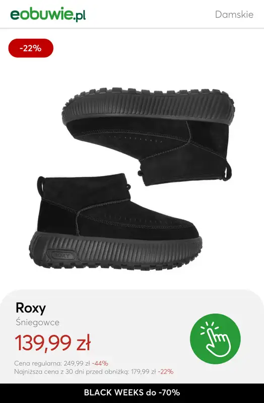 eobuwie.pl - gazetka promocyjna Śniegowce do -70% od poniedziałku 24.11 do czwartku 27.11 - strona 5