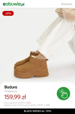 eobuwie.pl - gazetka promocyjna Śniegowce do -70% od poniedziałku 24.11 do czwartku 27.11 - strona 4