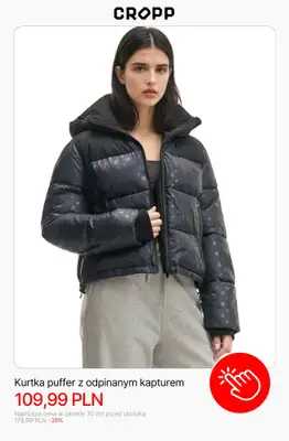 Cropp - gazetka promocyjna Wyprzedaż: kurtki i płaszcze damskie od poniedziałku 24.11 do poniedziałku 01.12 - strona 5