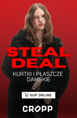 Cropp - gazetka promocyjna Wyprzedaż: kurtki i płaszcze damskie od poniedziałku 24.11 do poniedziałku 01.12