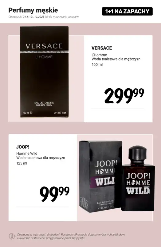 Rossmann - gazetka promocyjna 1+1 na zapachy! od poniedziałku 24.11 do poniedziałku 01.12 - strona 7