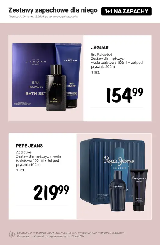 Rossmann - gazetka promocyjna 1+1 na zapachy! od poniedziałku 24.11 do poniedziałku 01.12 - strona 11