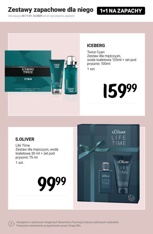 Rossmann - gazetka promocyjna 1+1 na zapachy! od poniedziałku 24.11 do poniedziałku 01.12 - strona 12