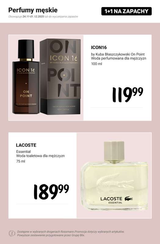 Rossmann - gazetka promocyjna 1+1 na zapachy! od poniedziałku 24.11 do poniedziałku 01.12 - strona 5