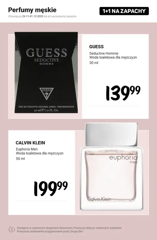 Rossmann - gazetka promocyjna 1+1 na zapachy! od poniedziałku 24.11 do poniedziałku 01.12 - strona 6