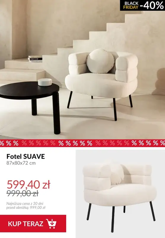 Homla - gazetka promocyjna Do -40% na meble od poniedziałku 24.11 do niedzieli 30.11 - strona 5