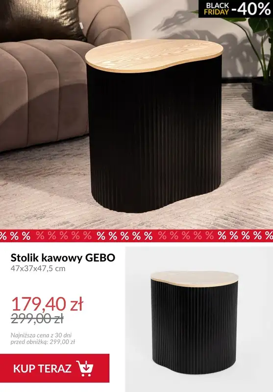 Homla - gazetka promocyjna Do -40% na meble od poniedziałku 24.11 do niedzieli 30.11 - strona 3