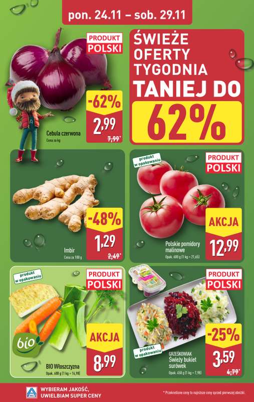 Aldi - gazetka promocyjna Farmer Aldik poleca! od poniedziałku 24.11 do soboty 29.11 - strona 4