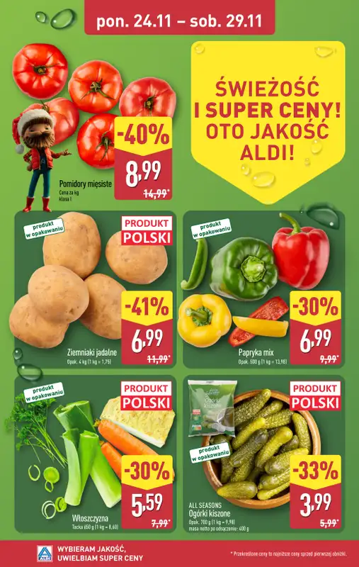 Aldi - gazetka promocyjna Farmer Aldik poleca! od poniedziałku 24.11 do soboty 29.11 - strona 2