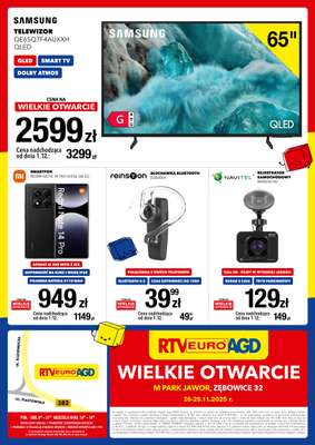 RTV EURO AGD - gazetka promocyjna WIELKIE OTWARCIE - JAWOR od środy 26.11 do soboty 29.11 - strona 8