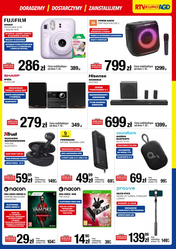 RTV EURO AGD - gazetka promocyjna WIELKIE OTWARCIE - CIECHANÓW od czwartku 27.11 do soboty 29.11 - strona 3