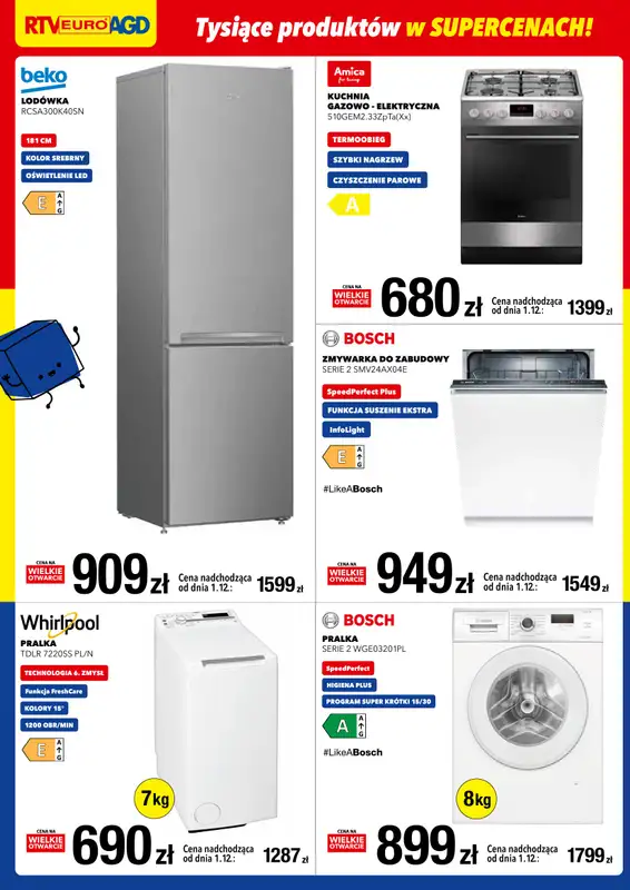 RTV EURO AGD - gazetka promocyjna WIELKIE OTWARCIE - CIECHANÓW od czwartku 27.11 do soboty 29.11 - strona 4
