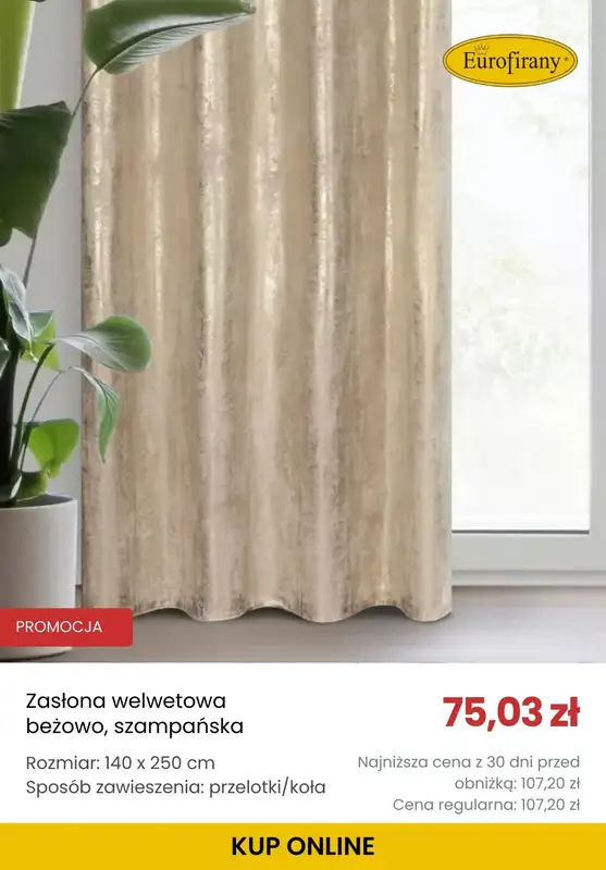 Eurofirany - gazetka promocyjna Do -50% na Black Friday od poniedziałku 24.11 do poniedziałku 01.12 - strona 8