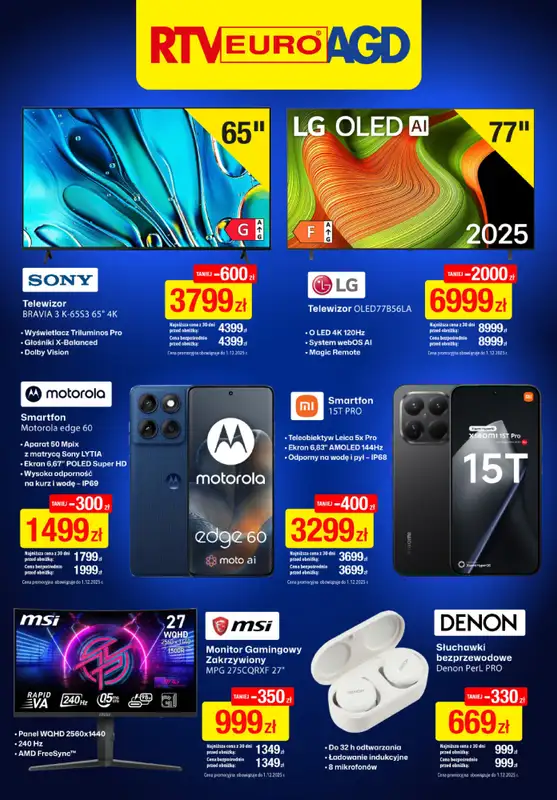 BLACK FRIDAY - gazetka promocyjna RTV EURO AGD | BLACK FRIDAY WEEKS od wtorku 25.11 do poniedziałku 01.12 - strona 2
