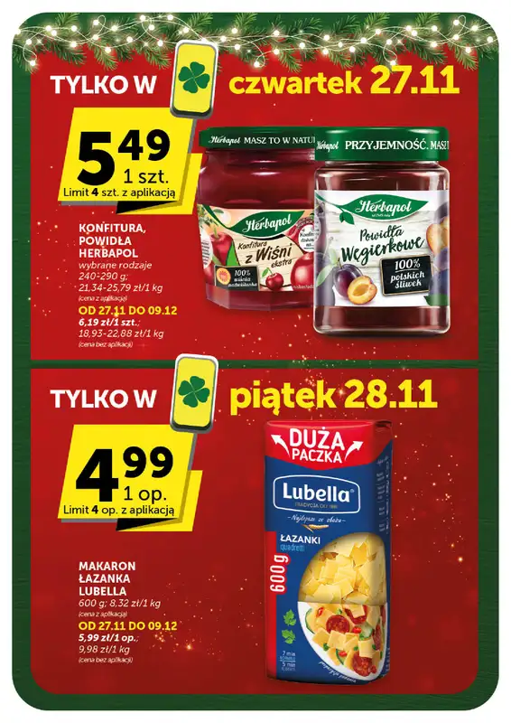 Groszek - gazetka promocyjna Gazetka Supermarket  do wtorku 09.12 - strona 4