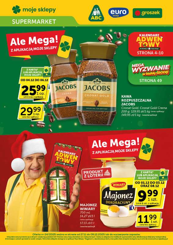 Groszek - gazetka promocyjna Gazetka Supermarket  do wtorku 09.12