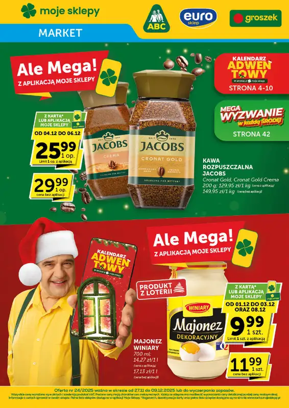 Groszek - gazetka promocyjna Gazetka Market  do wtorku 09.12