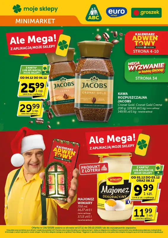 Groszek - gazetka promocyjna Gazetka Minimarket  do wtorku 09.12