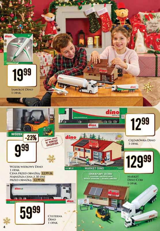 Dino - gazetka promocyjna Katalog Spełniamy marzenia od poniedziałku 24.11 do niedzieli 07.12 - strona 4