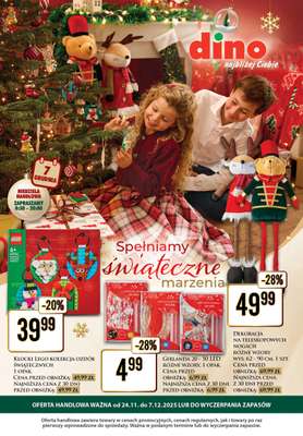 Dino - gazetka promocyjna Katalog Spełniamy marzenia od poniedziałku 24.11 do niedzieli 07.12