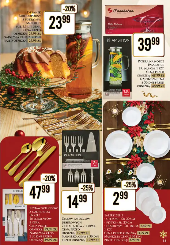 Dino - gazetka promocyjna Katalog Spełniamy marzenia od poniedziałku 24.11 do niedzieli 07.12 - strona 15