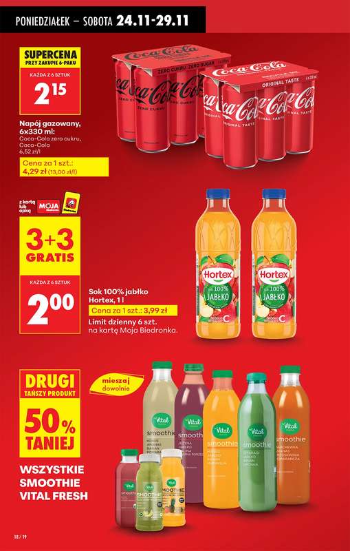 Biedronka - gazetka promocyjna Od poniedziałku od poniedziałku 24.11 do soboty 29.11 - strona 24