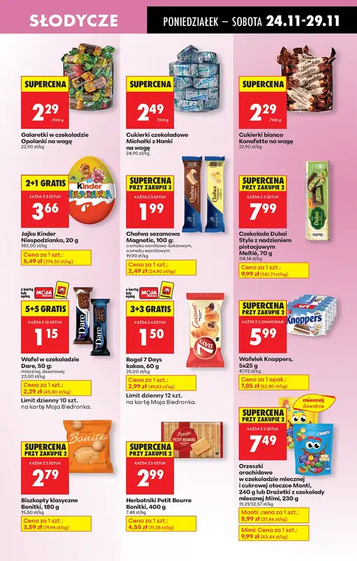 Biedronka - gazetka promocyjna Od poniedziałku, Z ladą tradycyjną od poniedziałku 24.11 do soboty 29.11 - strona 68