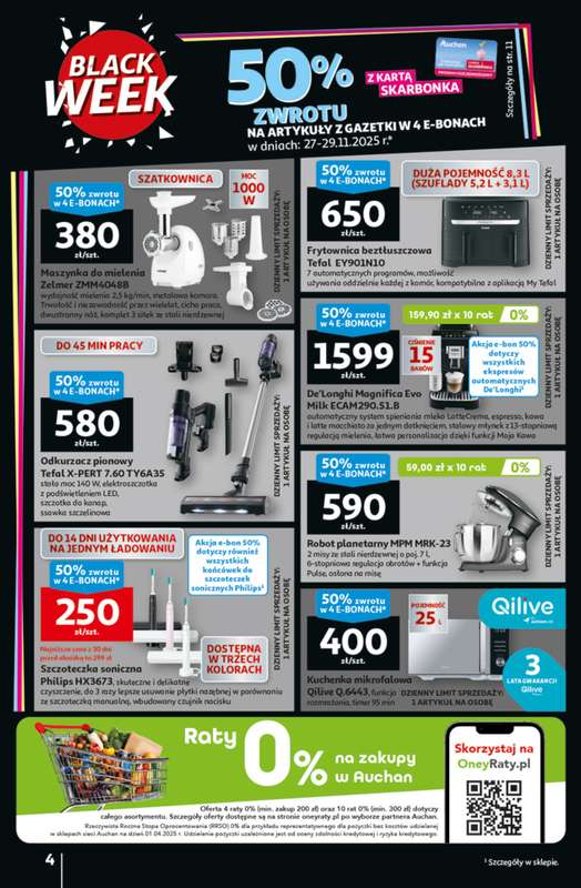 Auchan - gazetka promocyjna Gazetka Święta jak babcię kocham Hipermarket Auchan od czwartku 27.11 do środy 03.12 - strona 4