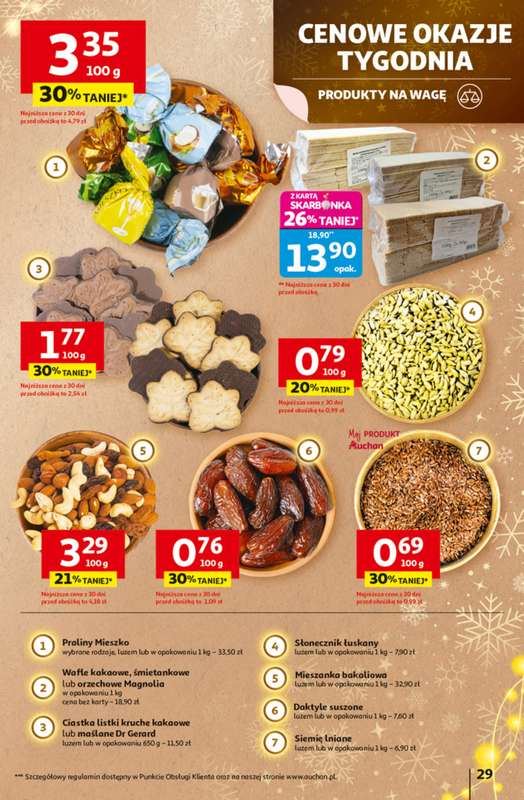 Auchan - gazetka promocyjna Gazetka Święta jak babcię kocham Hipermarket Auchan od czwartku 27.11 do środy 03.12 - strona 29