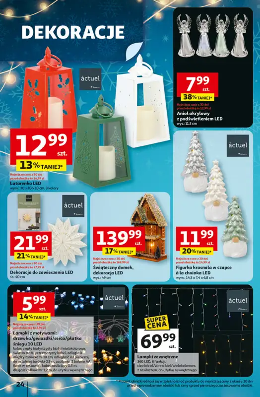 Auchan - gazetka promocyjna Gazetka Święta jak babcię kocham Hipermarket Auchan od czwartku 27.11 do środy 03.12 - strona 24