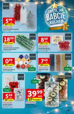 Auchan - gazetka promocyjna Gazetka Święta jak babcię kocham Hipermarket Auchan od czwartku 27.11 do środy 03.12 - strona 19