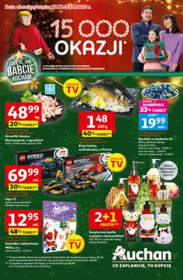 Auchan - gazetka promocyjna Gazetka Święta jak babcię kocham Hipermarket Auchan od czwartku 27.11 do środy 03.12