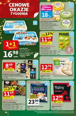 Auchan - gazetka promocyjna Gazetka Święta jak babcię kocham Hipermarket Auchan od czwartku 27.11 do środy 03.12 - strona 36