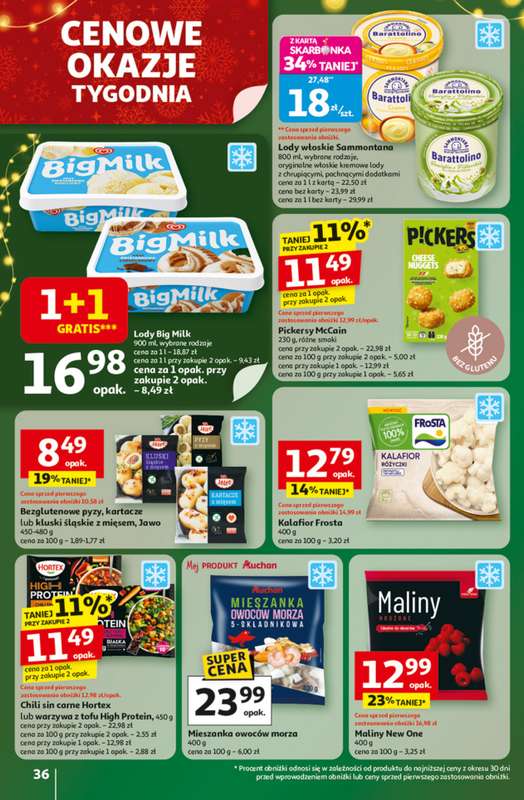 Auchan - gazetka promocyjna Gazetka Święta jak babcię kocham Hipermarket Auchan od czwartku 27.11 do środy 03.12 - strona 36