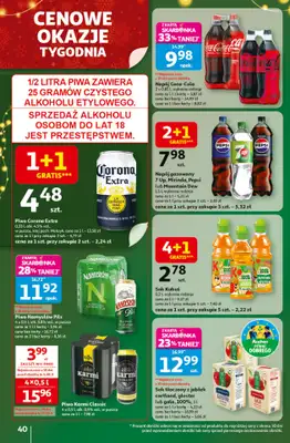 Auchan - gazetka promocyjna Gazetka Święta jak babcię kocham Hipermarket Auchan od czwartku 27.11 do środy 03.12 - strona 40