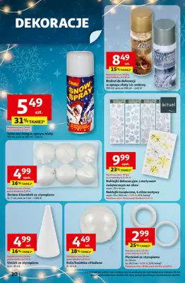 Auchan - gazetka promocyjna Gazetka Święta jak babcię kocham Hipermarket Auchan od czwartku 27.11 do środy 03.12 - strona 20