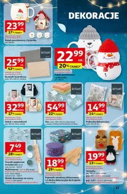 Auchan - gazetka promocyjna Gazetka Święta jak babcię kocham Hipermarket Auchan od czwartku 27.11 do środy 03.12 - strona 17