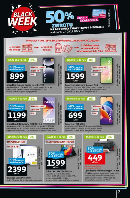 Auchan - gazetka promocyjna Gazetka Święta jak babcię kocham Hipermarket Auchan od czwartku 27.11 do środy 03.12 - strona 7