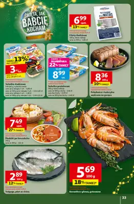 Auchan - gazetka promocyjna Gazetka Święta jak babcię kocham Hipermarket Auchan od czwartku 27.11 do środy 03.12 - strona 33