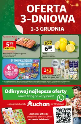 Auchan - gazetka promocyjna Gazetka Święta jak babcię kocham Hipermarket Auchan od czwartku 27.11 do środy 03.12 - strona 3