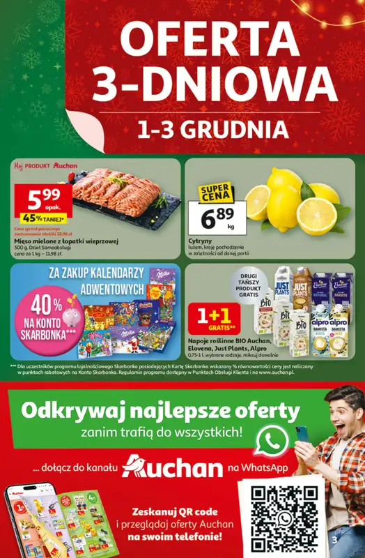 Auchan - gazetka promocyjna Gazetka Święta jak babcię kocham Hipermarket Auchan   - strona 3
