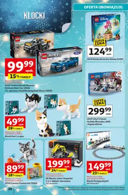 Auchan - gazetka promocyjna Gazetka katalog prezenty Świera jak babcię kocham Hipermarket Auchan od czwartku 27.11 do wtorku 23.12 - strona 26