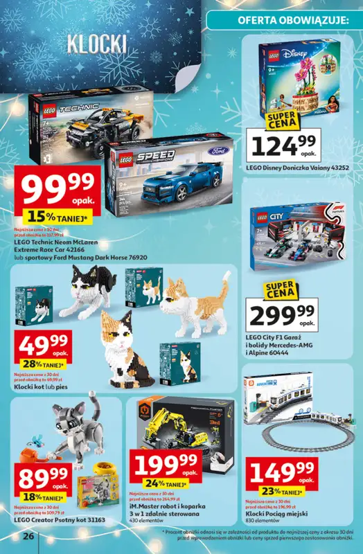 Auchan - gazetka promocyjna Gazetka katalog prezenty Świera jak babcię kocham Hipermarket Auchan od czwartku 27.11 do wtorku 23.12 - strona 26